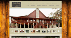 Desktop Screenshot of forrestpondlodge.com