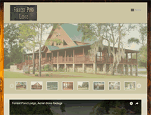 Tablet Screenshot of forrestpondlodge.com